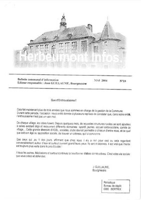 Herbeumont info 23