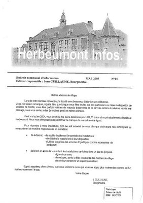 Herbeumont info 25